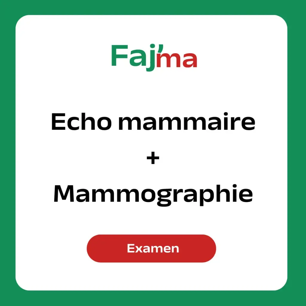 Echo mammaire + Mammographie