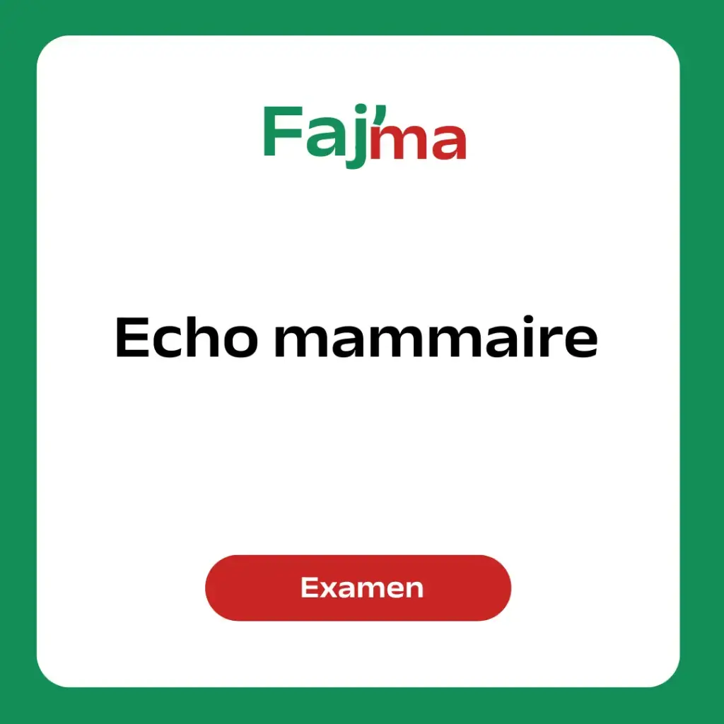 Echo mammaire 