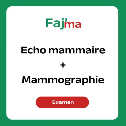 Echo mammaire + Mammographie